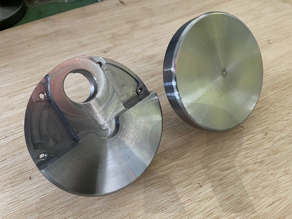 Comparison between Material and after processing